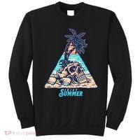 Enjoy Tropical Summer Vacation Skull Sweatshirt thumb 0