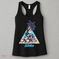 Enjoy Tropical Summer Vacation Skull Women's Tank Top thumb 3