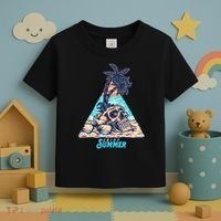 Enjoy Tropical Summer Vacation Skull Toddler T-Shirt thumb 3