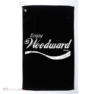 Enjoy Woodward Ave Golf Towel