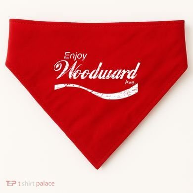 Enjoy Woodward Ave USA-Made Doggie Bandana