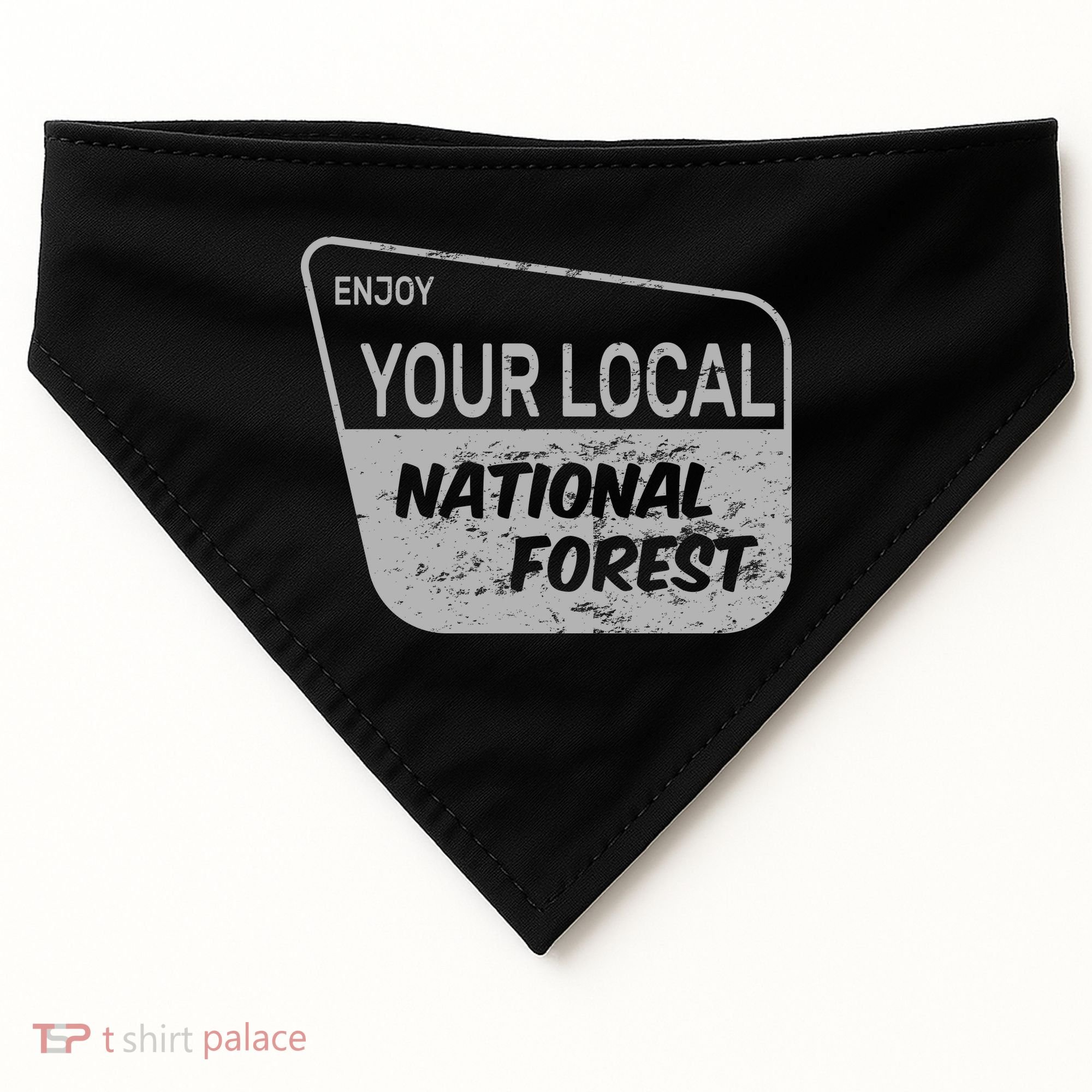 Enjoy Your Local National Forest USA-Made Doggie Bandana