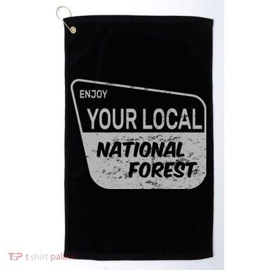 Enjoy Your Local National Forest Golf Towel