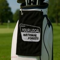 Enjoy Your Local National Forest Golf Towel thumb 2