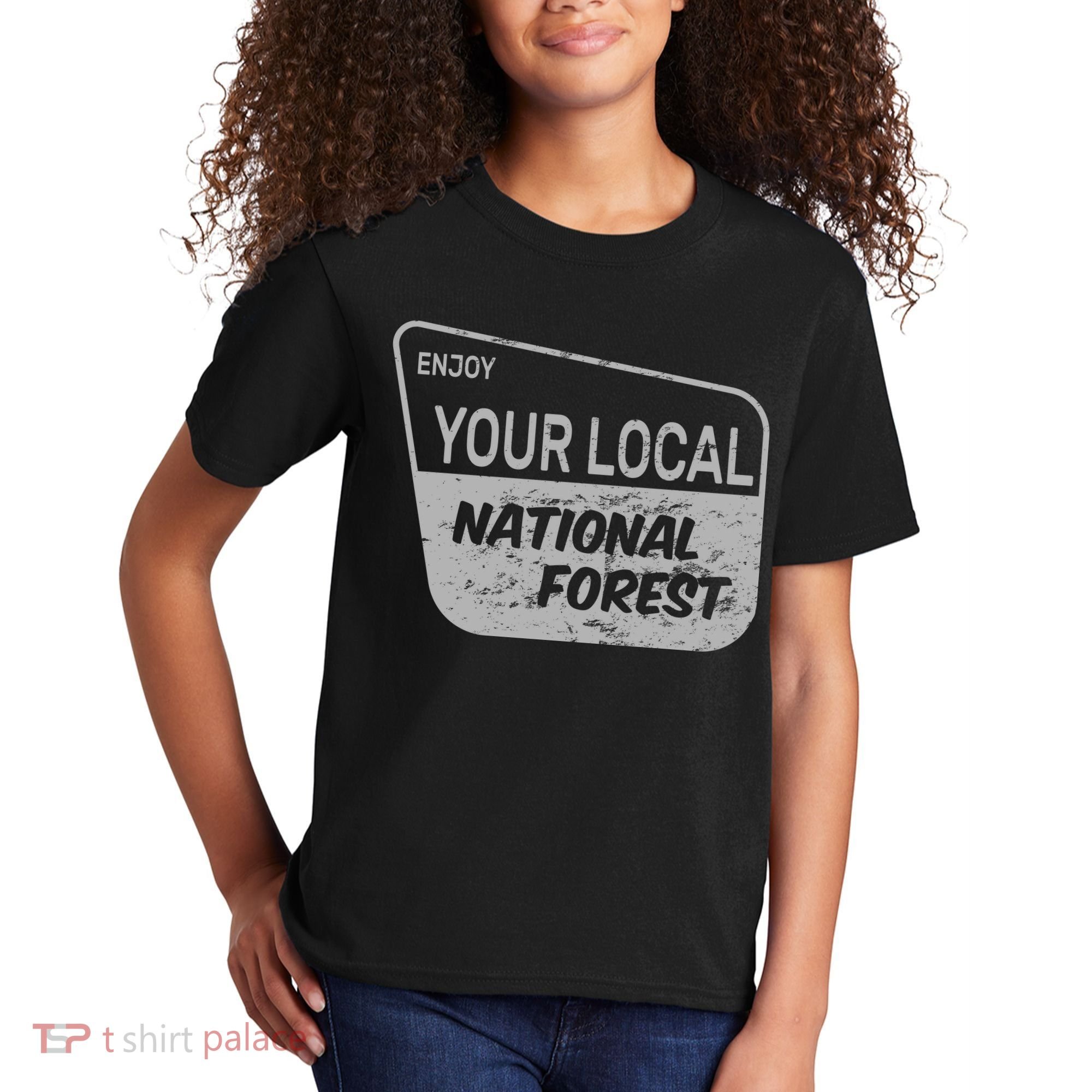 Enjoy Your Local National Forest Kids T-Shirt
