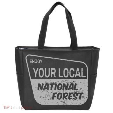 Enjoy Your Local National Forest Tote Bag