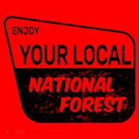 Enjoy Your Local National Forest Santa Hat thumb 1