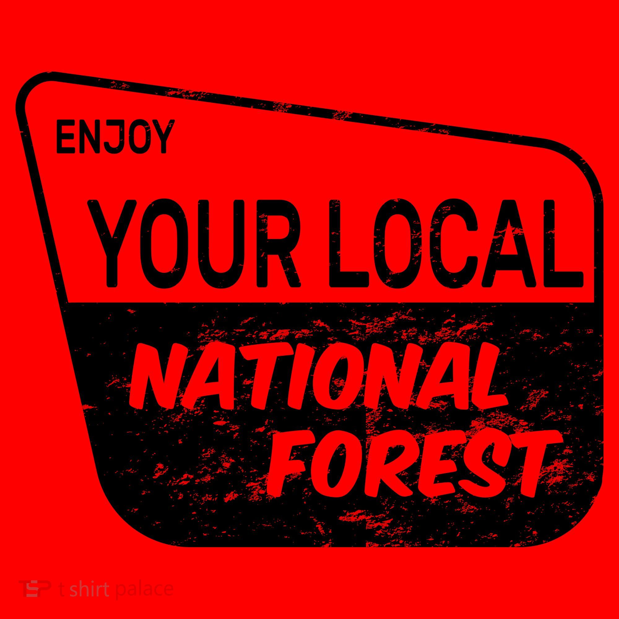 Enjoy Your Local National Forest Santa Hat
