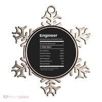 Engineer Nutrition Nutritional Facts Funny Ornament thumb 0