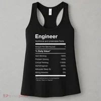 Engineer Nutrition Nutritional Facts Funny Women's Tank Top thumb 3