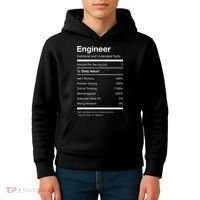 Engineer Nutrition Nutritional Facts Funny Kids Hoodie thumb 4