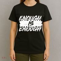 Enough Is Enough Black Lives Matter Protest T-Shirt thumb 4
