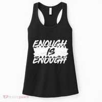 Enough Is Enough Black Lives Matter Protest Women's Tank Top thumb 0