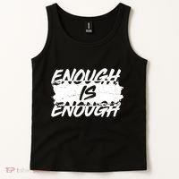 Enough Is Enough Black Lives Matter Protest Tank Top thumb 2