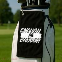 Enough Is Enough Black Lives Matter Protest Golf Towel thumb 2