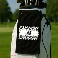 Enough Is Enough Black Lives Matter Protest Golf Towel thumb 2