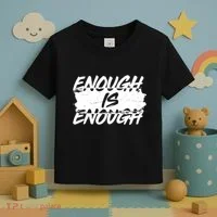 Enough Is Enough Black Lives Matter Protest Toddler T-Shirt thumb 3