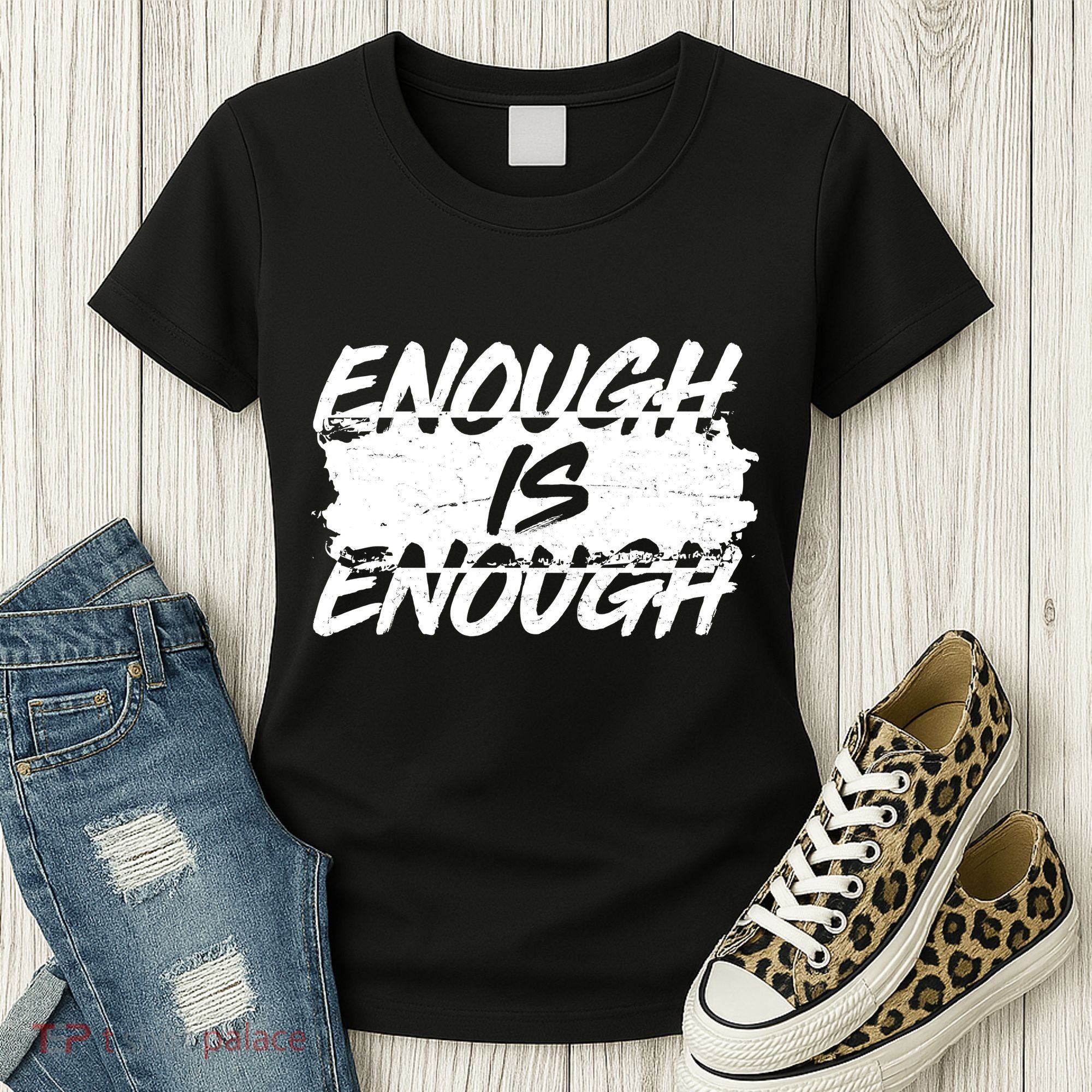 Enough Is Enough Black Lives Matter Protest Women's T-Shirt
