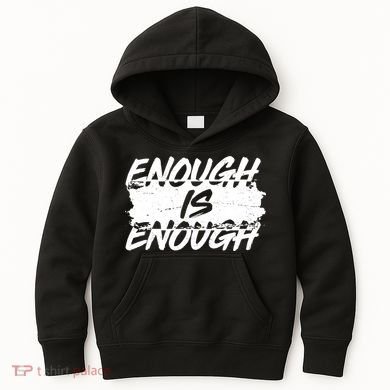 Enough Is Enough Black Lives Matter Protest Kids Hoodie