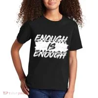Enough Is Enough Black Lives Matter Protest Kids T-Shirt thumb 2