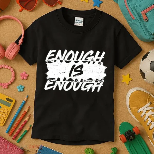 Enough Is Enough Black Lives Matter Protest Kids T-Shirt