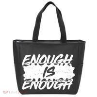 Enough Is Enough Black Lives Matter Protest Tote Bag thumb 0