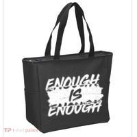 Enough Is Enough Black Lives Matter Protest Tote Bag thumb 2