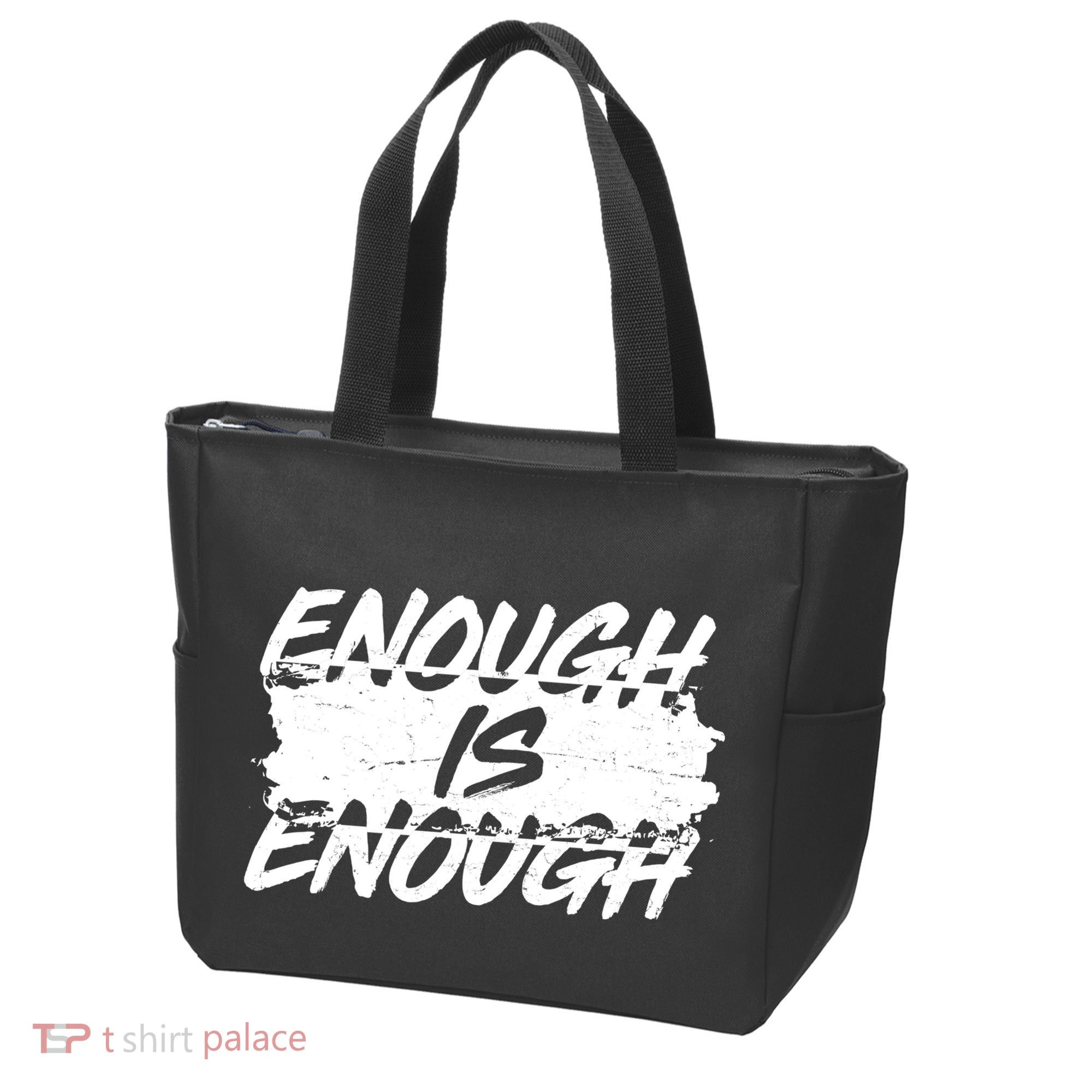 Enough Is Enough Black Lives Matter Protest Tote Bag