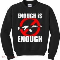Enough Is Enough Gun Control Anti-Gun Kids Sweatshirt thumb 0