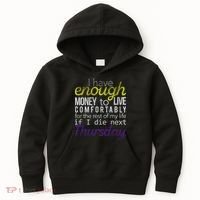 Enough Money To Live Kids Hoodie thumb 0
