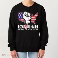 ENOUGH Protect Our Kids Stop Gun Violence Women's Sweatshirt thumb 0