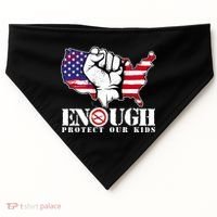 ENOUGH Protect Our Kids Stop Gun Violence USA-Made Doggie Bandana thumb 0