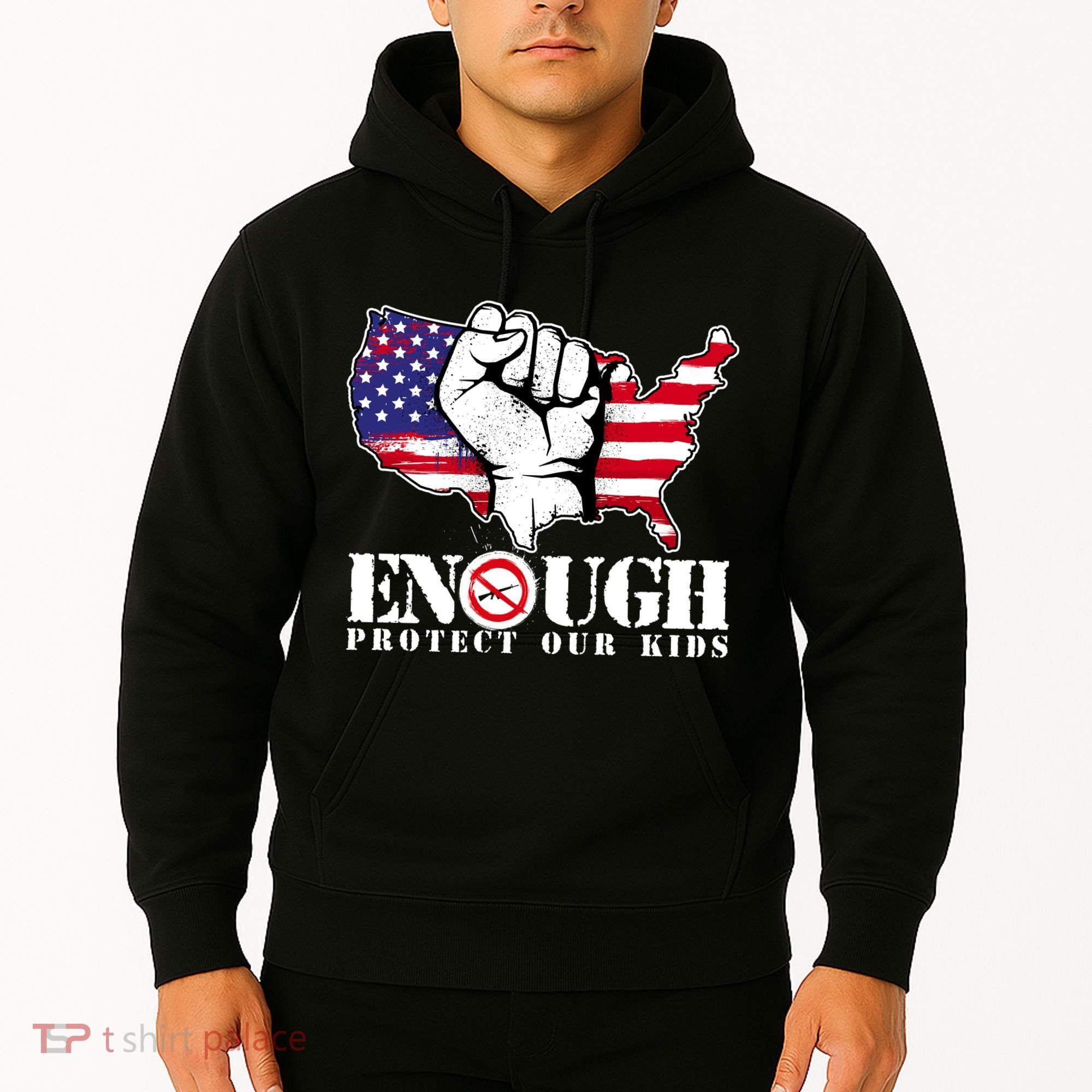 ENOUGH Protect Our Kids Stop Gun Violence Hoodie