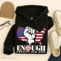 ENOUGH Protect Our Kids Stop Gun Violence Hoodie thumb 4