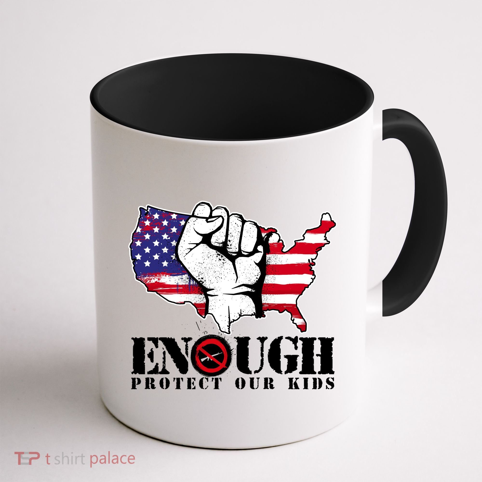 ENOUGH Protect Our Kids Stop Gun Violence Coffee Mug