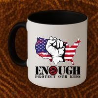 ENOUGH Protect Our Kids Stop Gun Violence Coffee Mug thumb 2