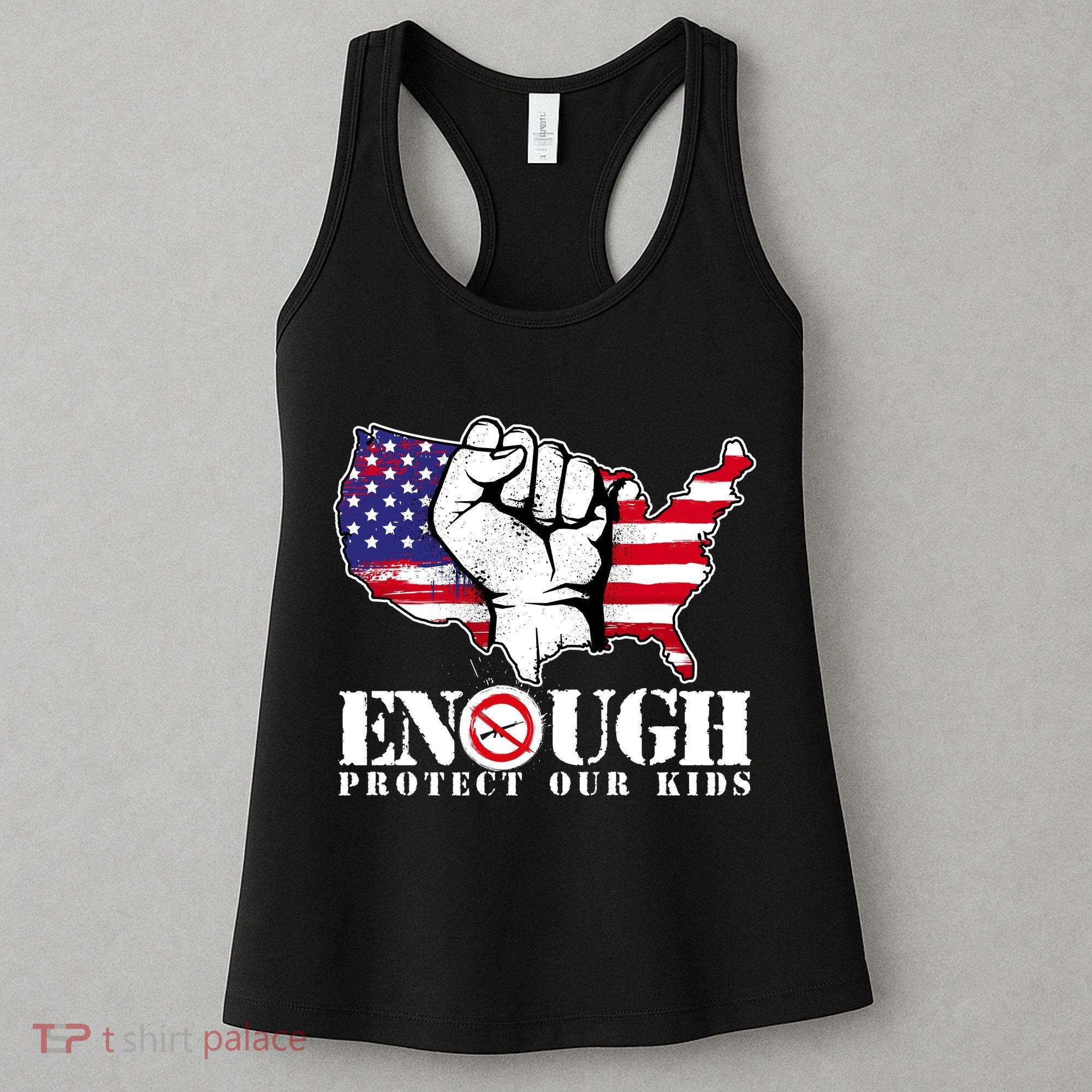 ENOUGH Protect Our Kids Stop Gun Violence Women's Tank Top