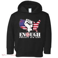ENOUGH Protect Our Kids Stop Gun Violence Toddler Hoodie thumb 0