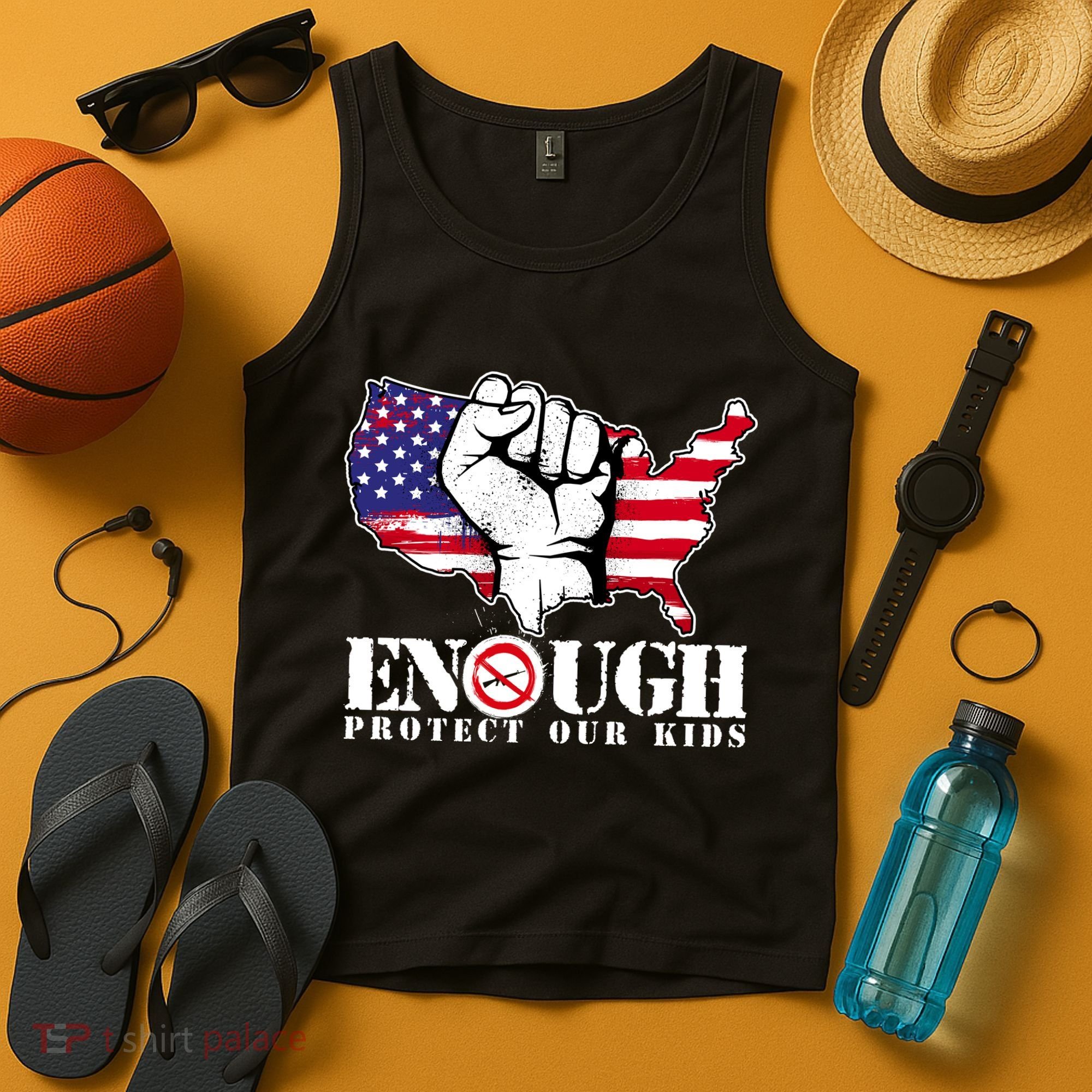 ENOUGH Protect Our Kids Stop Gun Violence Tank Top