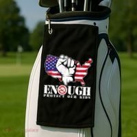 ENOUGH Protect Our Kids Stop Gun Violence Golf Towel thumb 2