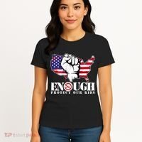 ENOUGH Protect Our Kids Stop Gun Violence Women's T-Shirt thumb 4