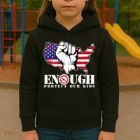 ENOUGH Protect Our Kids Stop Gun Violence Kids Hoodie thumb 3