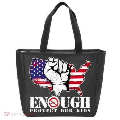 ENOUGH Protect Our Kids Stop Gun Violence Tote Bag
