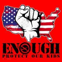 ENOUGH Protect Our Kids Stop Gun Violence Santa Hat thumb 1