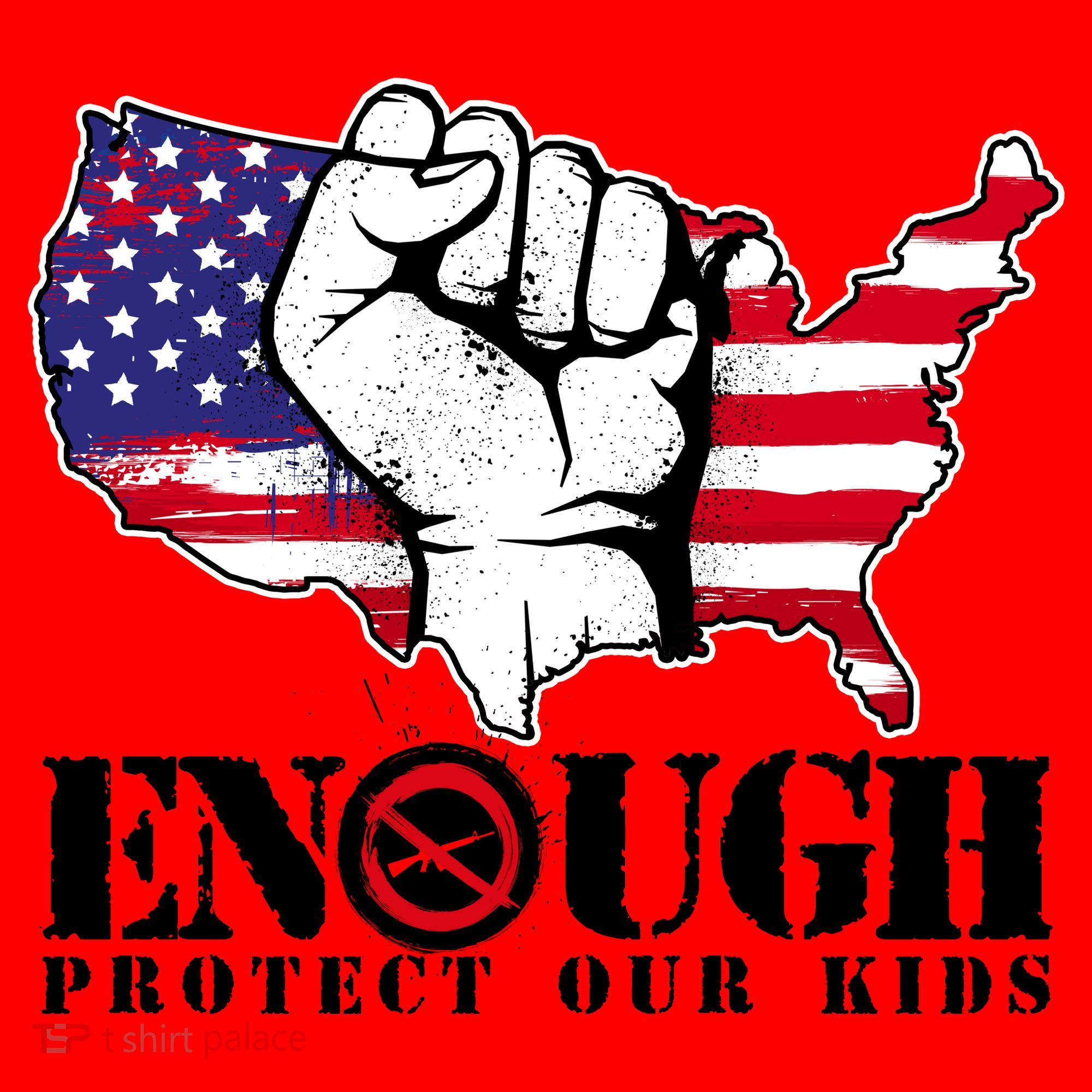 ENOUGH Protect Our Kids Stop Gun Violence Santa Hat