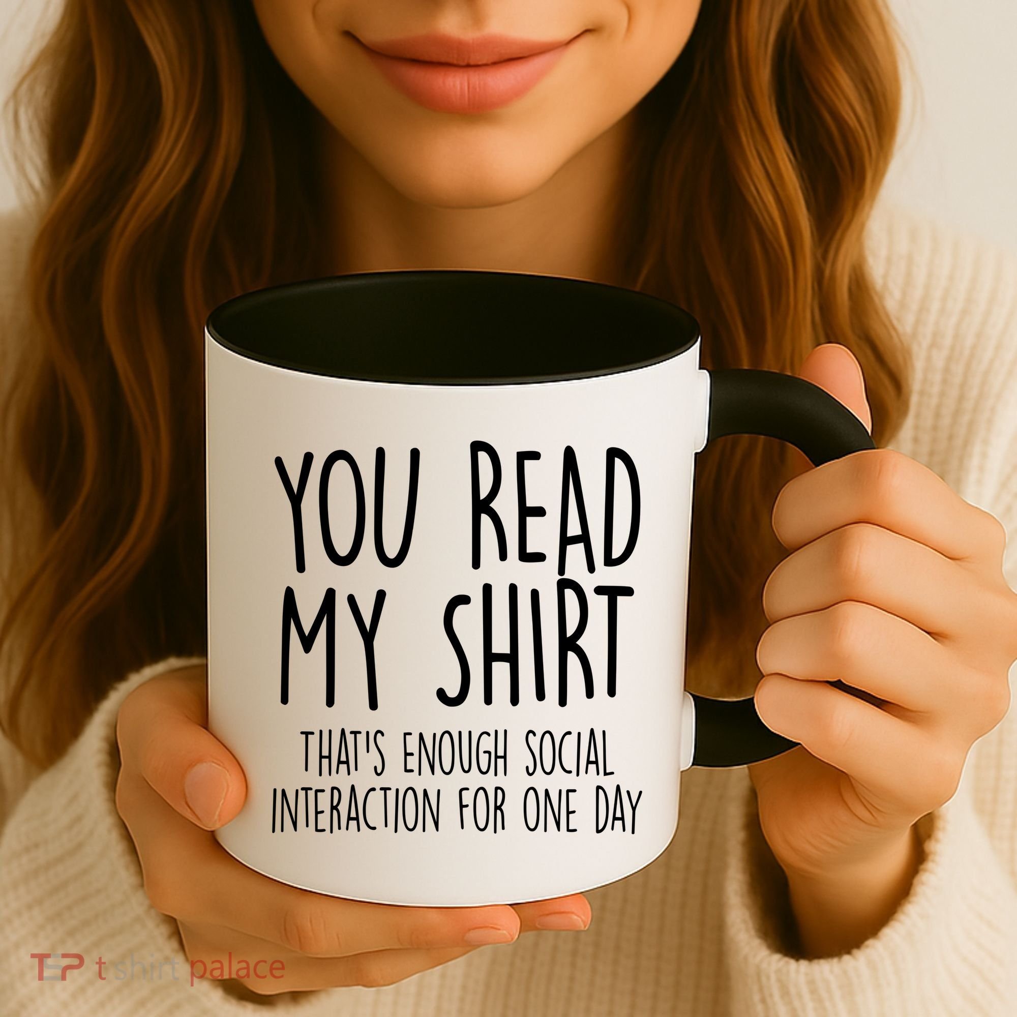 Enough Social Interaction Funny Coffee Mug