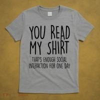 Enough Social Interaction Funny T-Shirt thumb 5