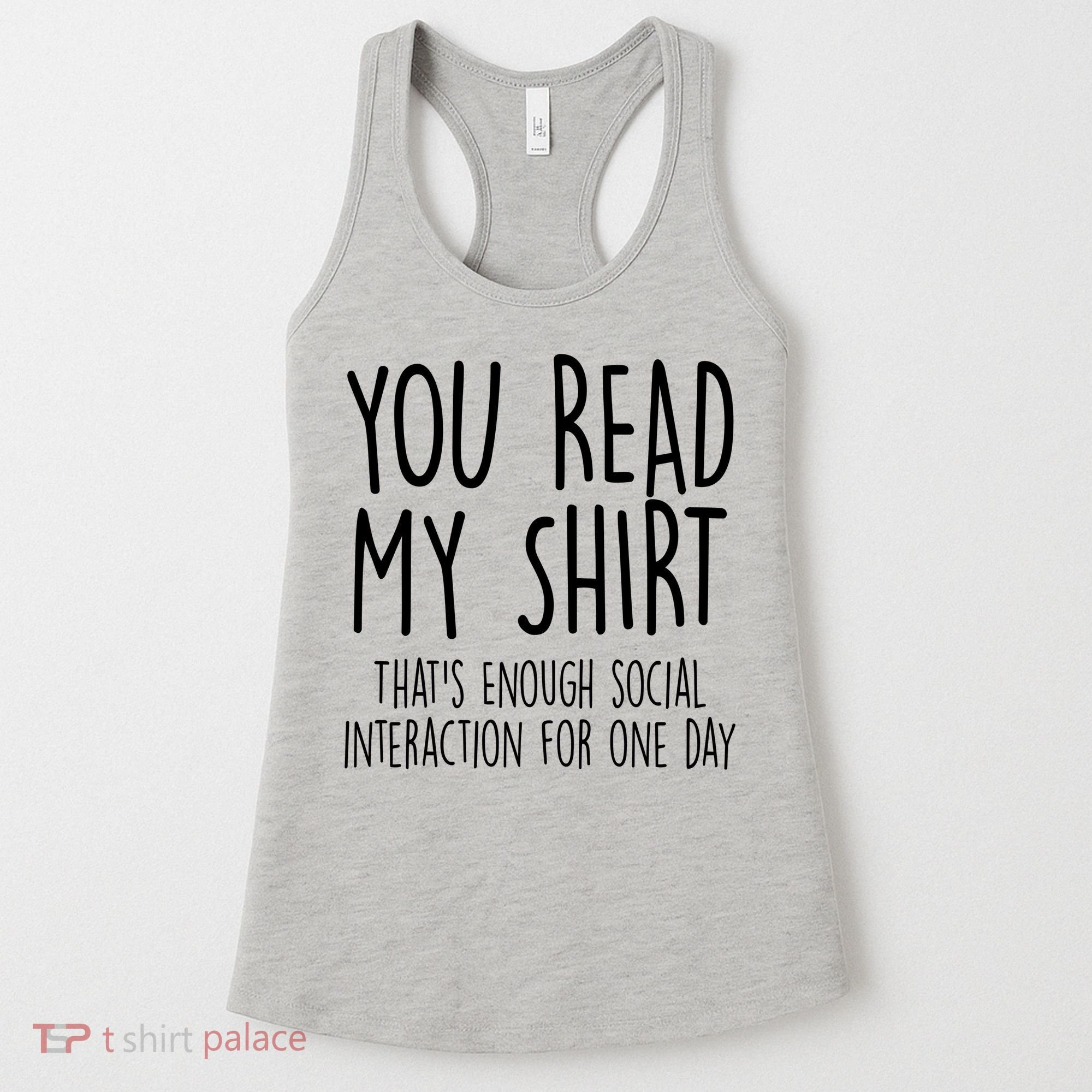 Enough Social Interaction Funny Women's Tank Top