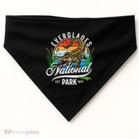Everglades National Park Tourist Gift USA-Made Doggie Bandana thumb 0