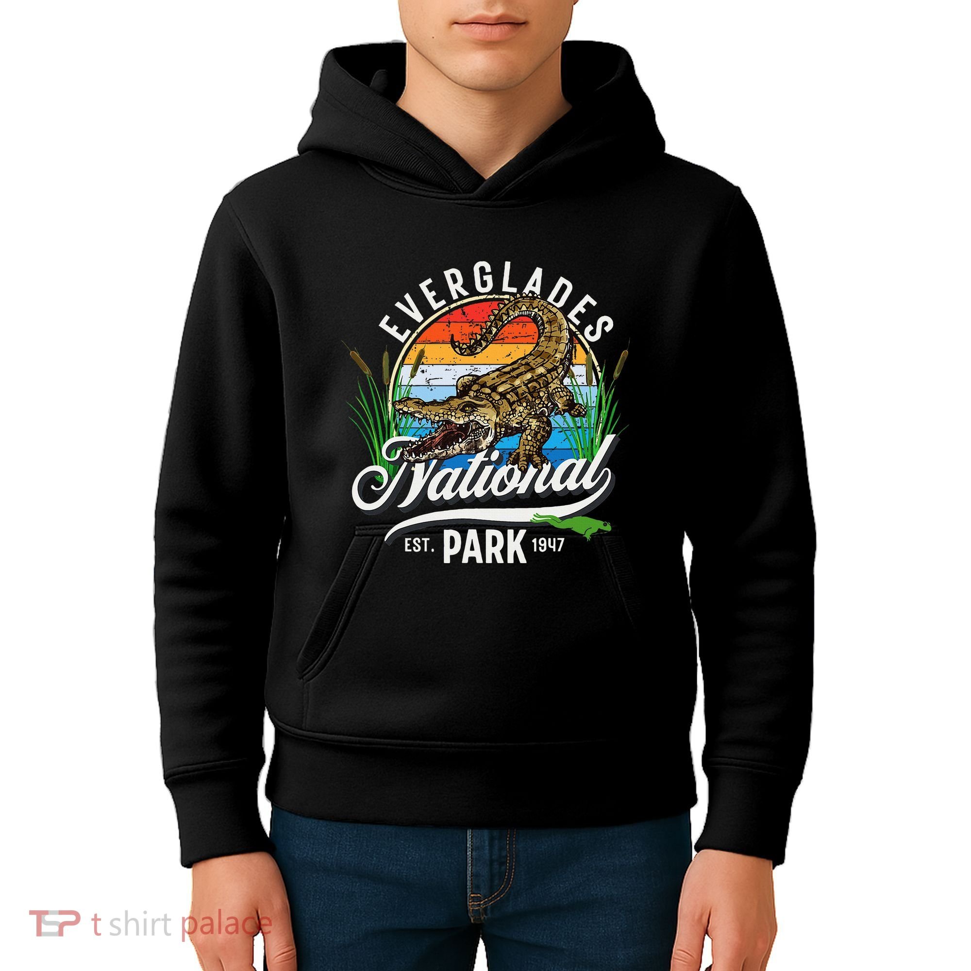 Everglades National Park Tourist Gift Kids Hoodie